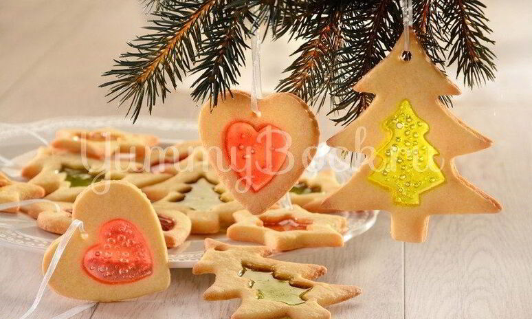 Рецепт песочное печенье с витражами