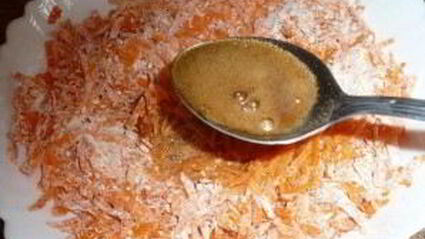 постное морковно-овсяное печенье