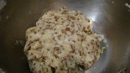 постное соленое злаковое печенье