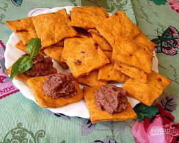 Постные томатные крекеры