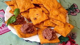 Постные томатные крекеры