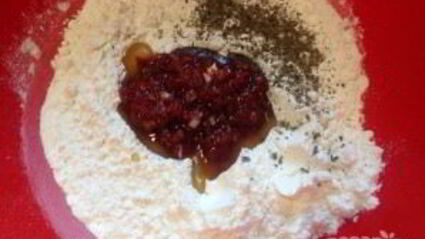 постные томатные крекеры