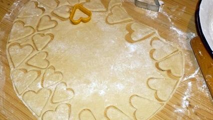 простое и вкусное печенье на кефире