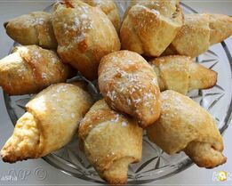 Рогалики из творожного теста