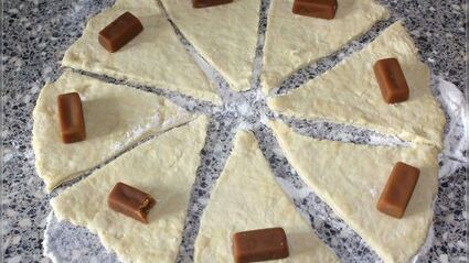 рогалики из творожного теста