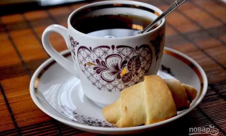 Рецепт рогалики с повидлом на маргарине