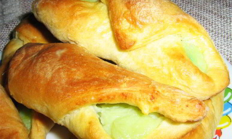 Рецепт рогалики с заварным кремом