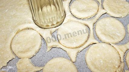 сахарное печенье творожное треугольники