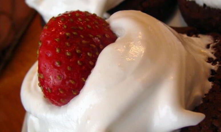 Рецепт шоколадно клубничное печенье