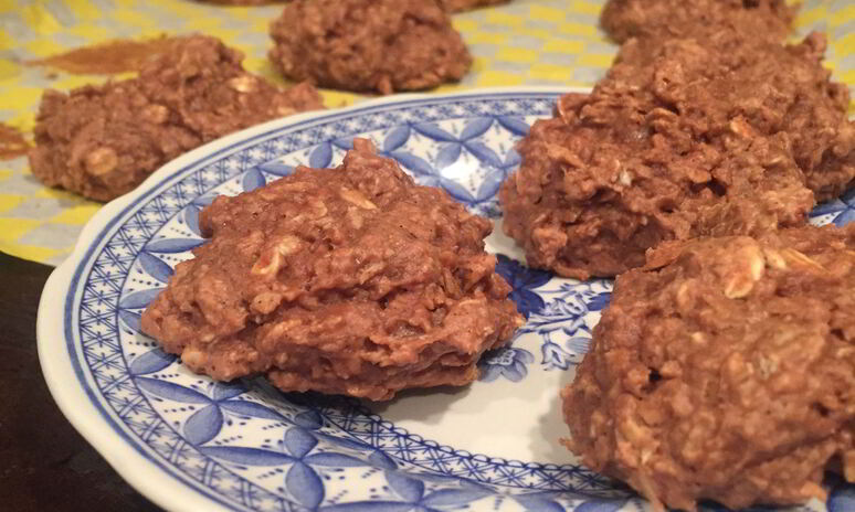 Рецепт шоколадное печенье с геркулесом