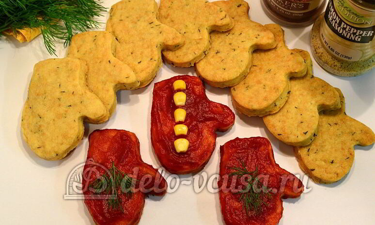 Рецепт соленое печенье на майонезе
