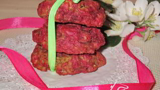 Свекольное печенье