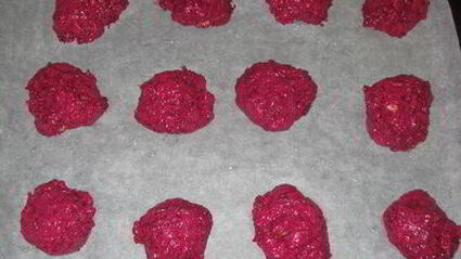 свекольное печенье