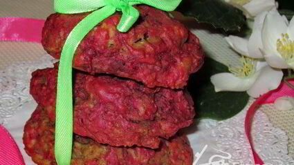 свекольное печенье