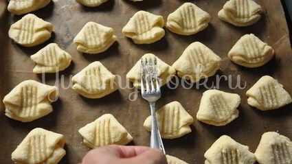 творожное печенье ушки