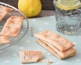 Веганские цельнозерновые крекеры на оливковом масле