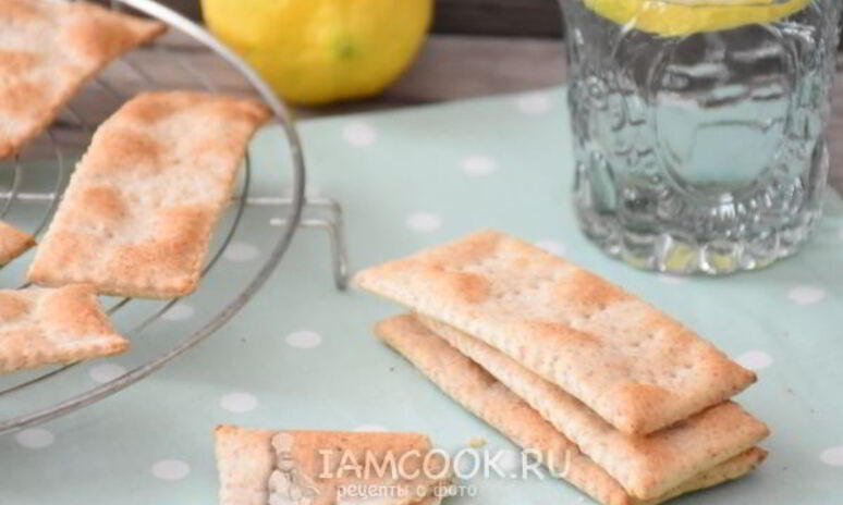 Рецепт веганские цельнозерновые крекеры на оливковом масле