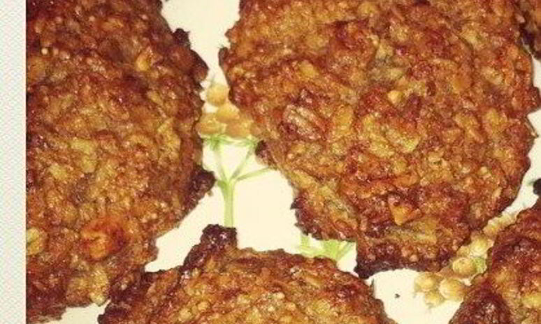 Рецепт вегетарианское банановое печенье с гранолой и кокосовой стружкой