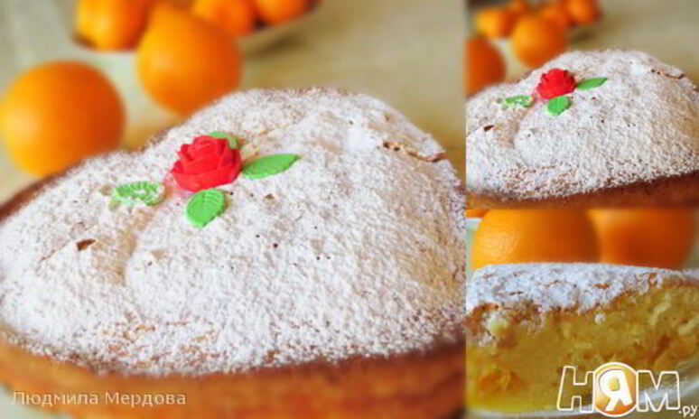 Рецепт апельсиновый пирог