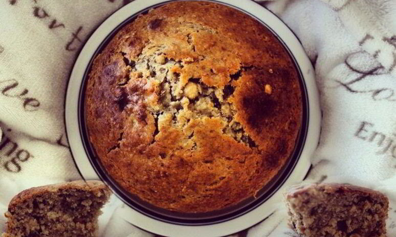 Рецепт банановый пирог с лесными орехами