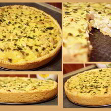 Киш с грибами