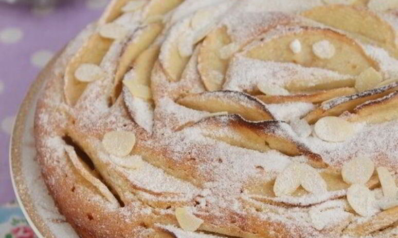 Рецепт датский миндальный пирог с яблоками