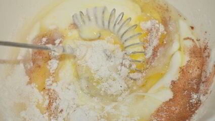 диетический яблочный пирог с овсянкой и йогуртом