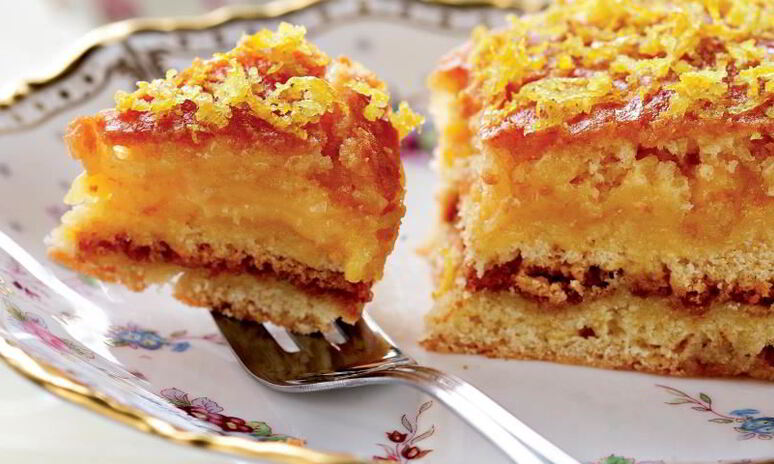 Рецепт глазированный лимонный пирог с лимонным кремом