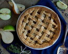 Грушево-яблочный пирог