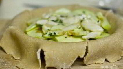 грушево-яблочный пирог