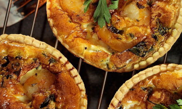 Рецепт киш с креветками