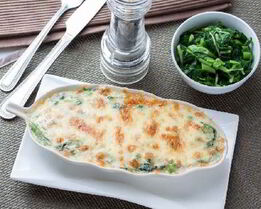 Куриный пирог с перцем и шпинатом