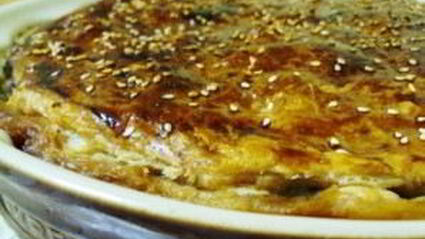 курник с курицей и грибами