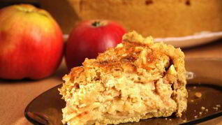 Медовый яблочный пирог