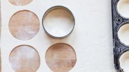 мини-киш с лососем