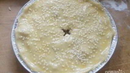 мини-пироги с курицей, рисом и баклажанами