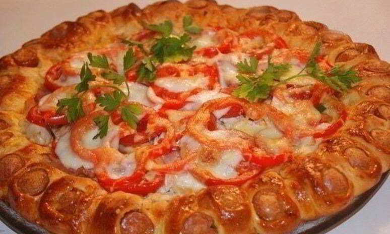 Рецепт нарядный пирог с курицей