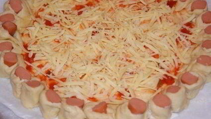 нарядный пирог с курицей