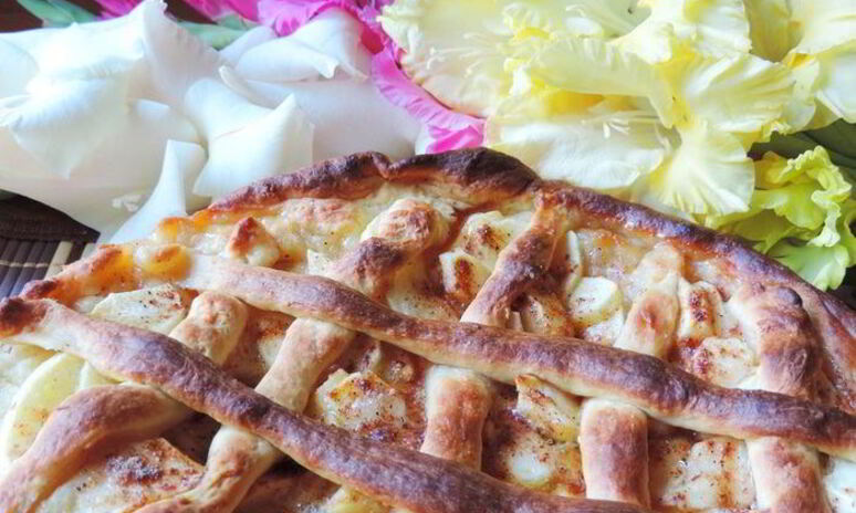 Рецепт ночной дрожжевой пирог с яблоками