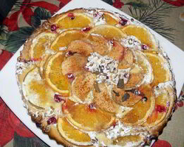 Новогодний пирог Вкус Рождества с апельсинами