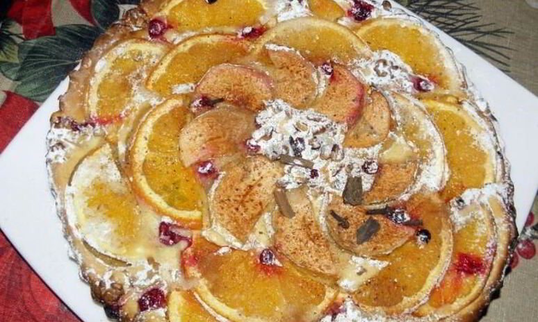 Рецепт новогодний пирог вкус рождества с апельсинами