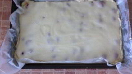 пирог чизкейк клубничный