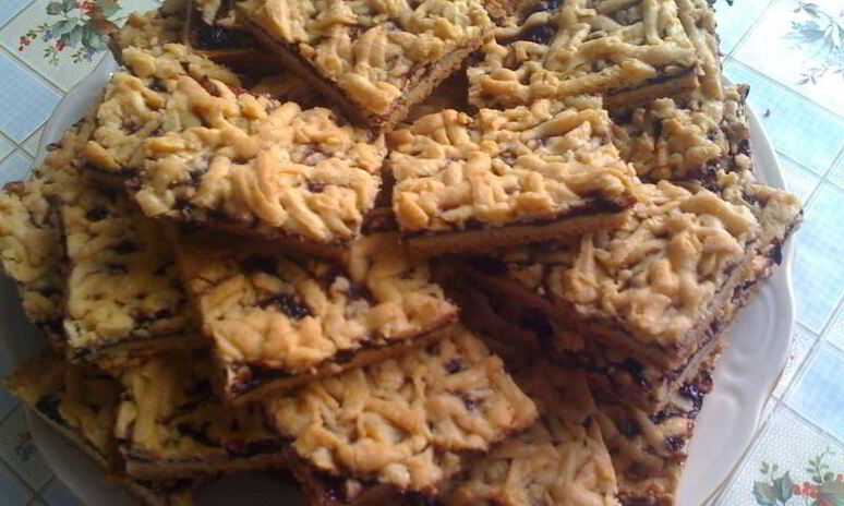 Рецепт пирог из песочного теста с вареньем тертый