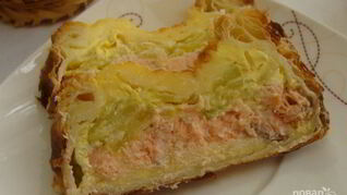 Пирог из семги