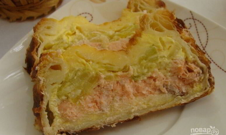 Рецепт пирог из семги