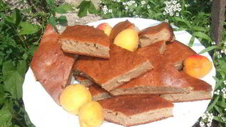 Пирог на повидле