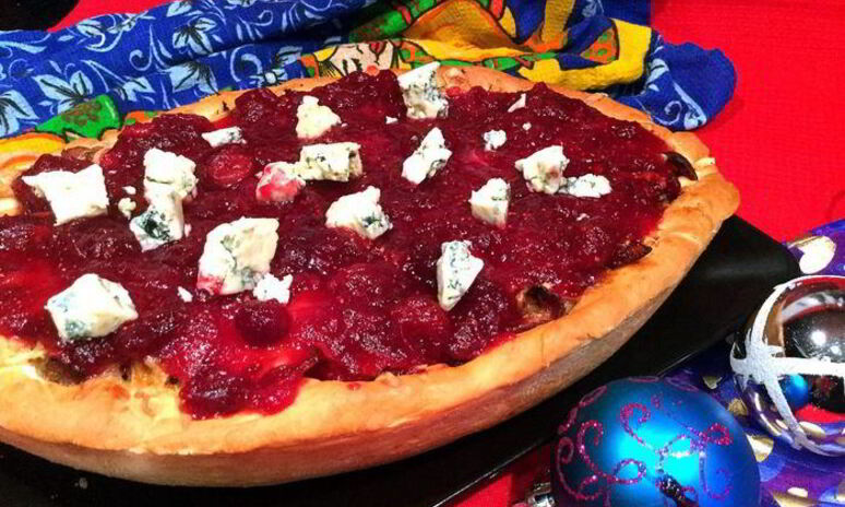 Рецепт пирог с индейкой и клюквенным соусом