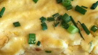 Пирог с картофельным пюре