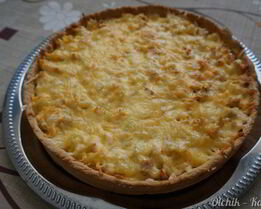 Пирог с курицей и картофелем