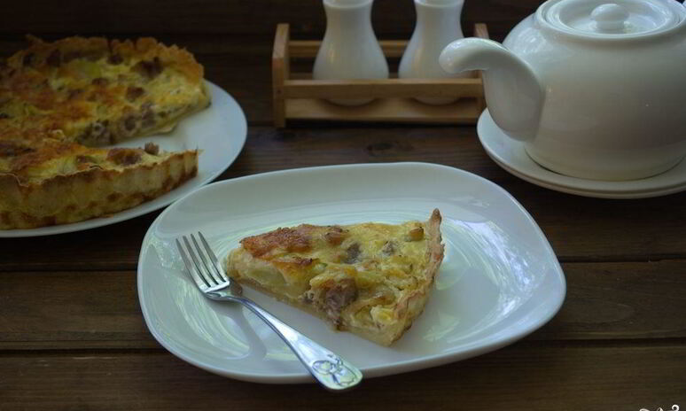 Рецепт пирог с курицей и цукини